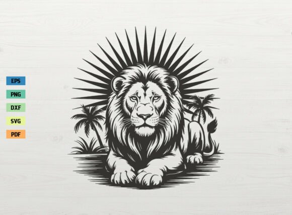 Download Lion Sitting SVG Lion Face SVG Animal - Lion face Collection