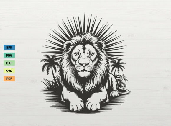 Download Lion Sitting SVG Lion Face SVG Animal - Lion face Collection