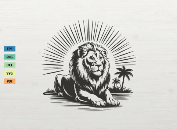Download Lion Sitting SVG Lion Face SVG Animal - Lion face Collection