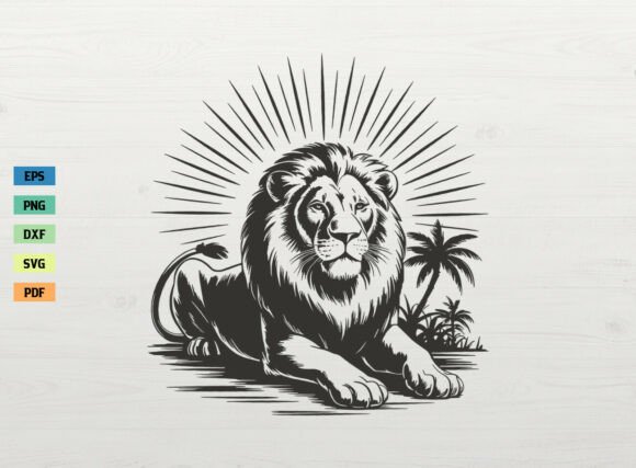Download Lion Sitting SVG Lion Face SVG Animal - Lion face Collection