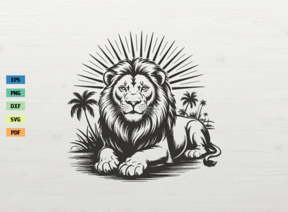 Download Lion Sitting SVG Lion Face SVG Animal - Lion face Collection