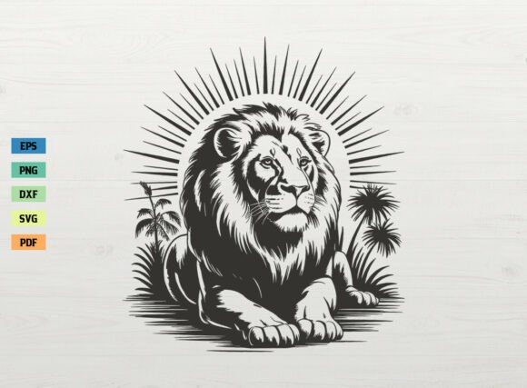 Download Lion Sitting SVG Lion Face SVG Animal - Lion face Collection