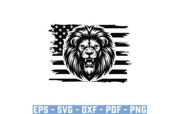Download Funny Angre Lion Face Silhouette Files - Premium Resources